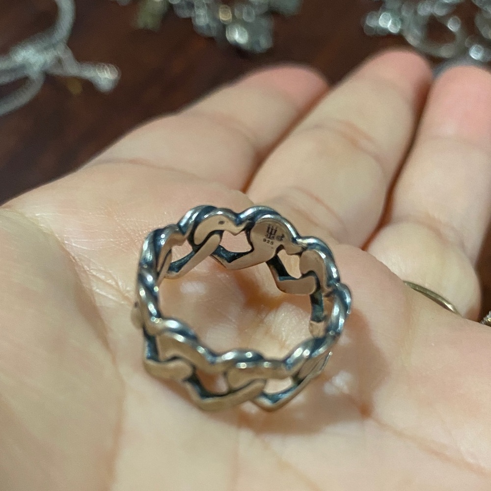 James Avery Silver Woven Women's Ring